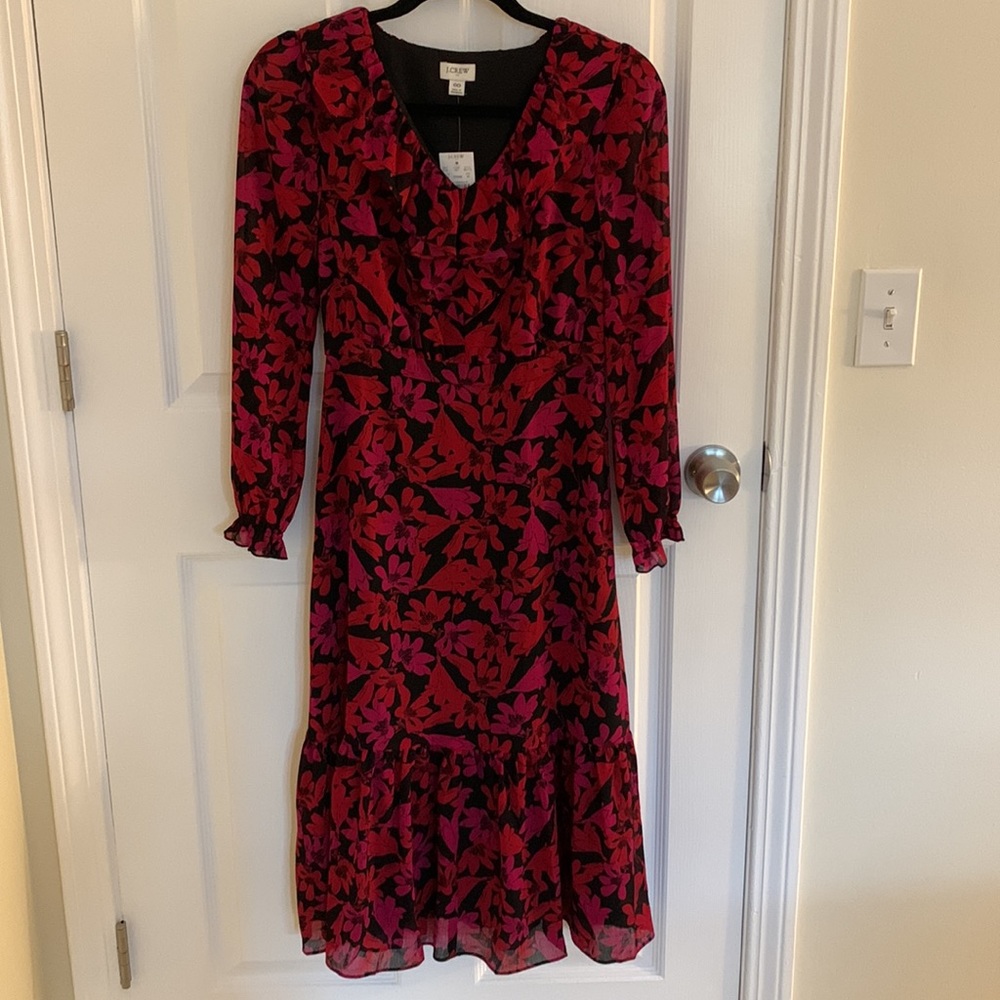 Brand new with tags! J. Crew patterned dress